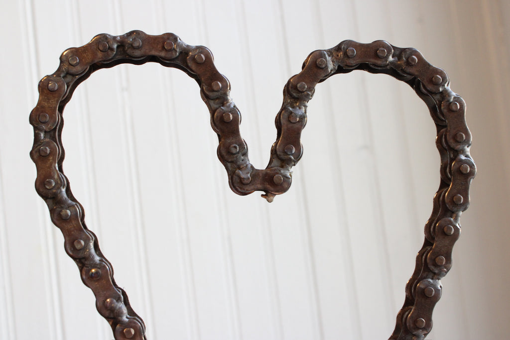 Heart with flower